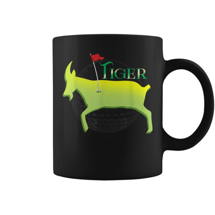 Tiger Goat - Funny Masters Golfer - Golf Ball Player  Coffee Mug