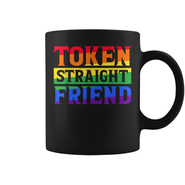 Token Straight Friend Gay Pride Lgbtq  Coffee Mug