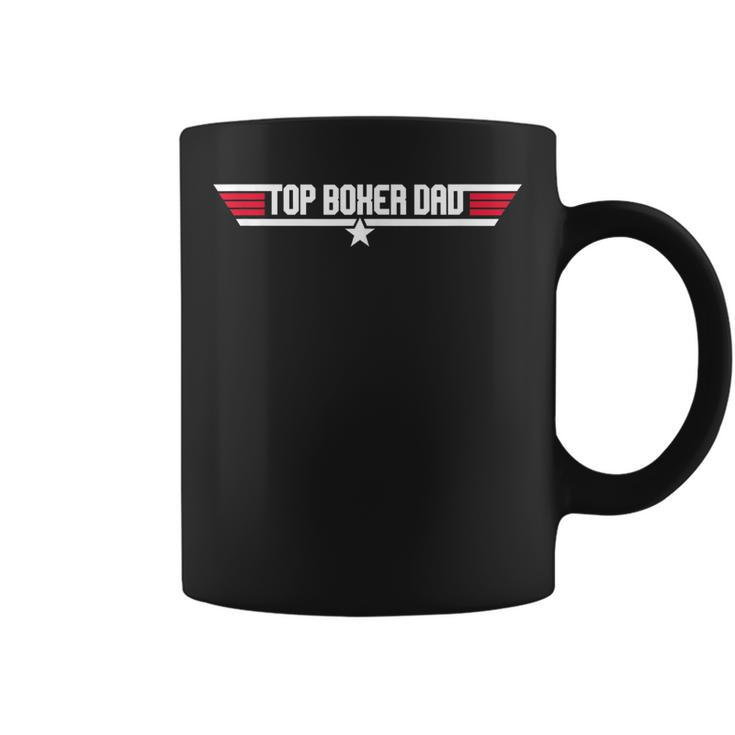 Top Boxer Dad Funny Dog Father 80S Fathers Day Gift Coffee Mug