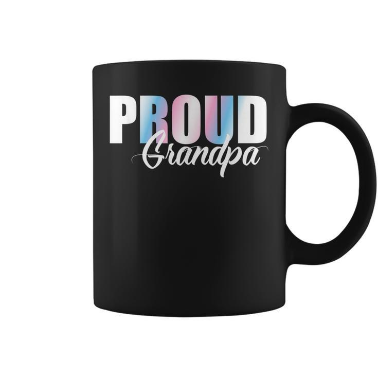 Trans Pride  Proud Grandpa Lgbt Ally For Grandpas Gift For Mens Coffee Mug