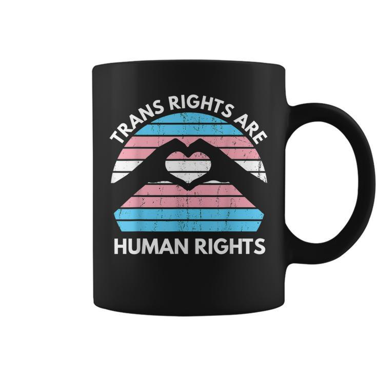 Trans Rights Are Human Rights Lgbqt Transgender  Coffee Mug