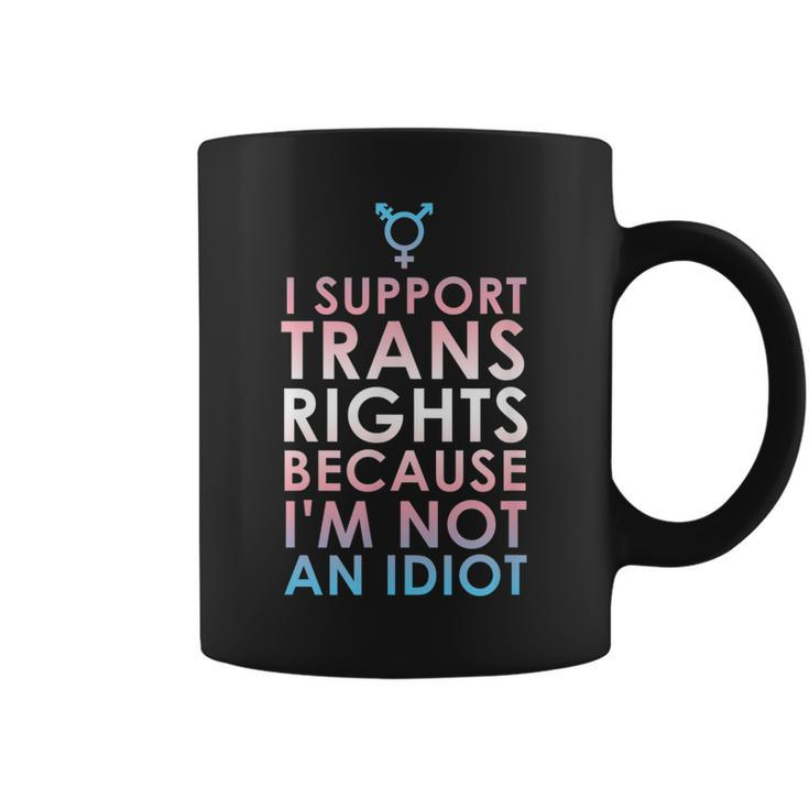 Transgender Ally Trans Pride Flag Support Coffee Mug