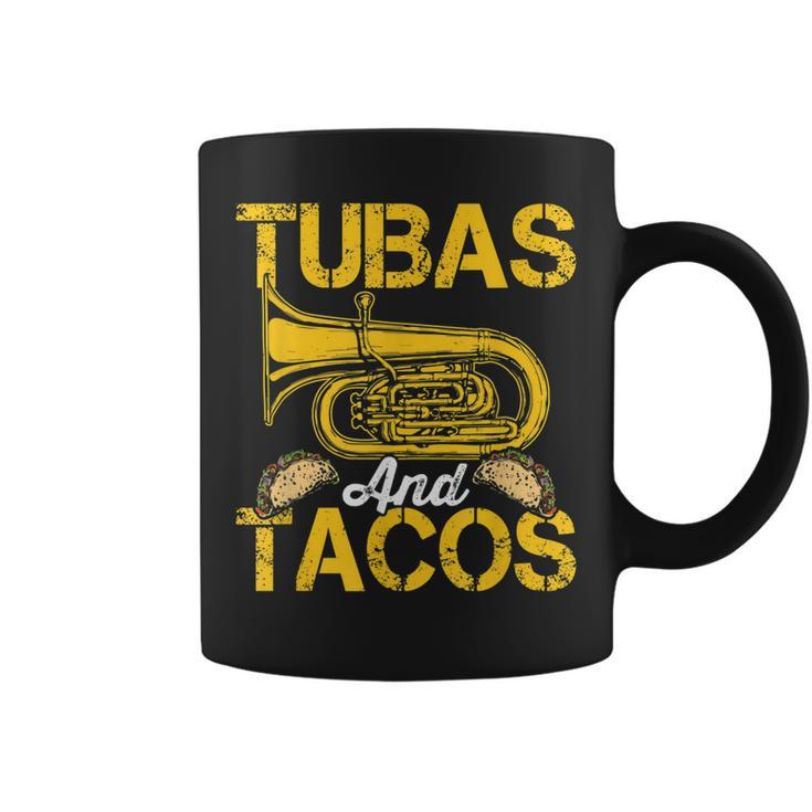 Tubas Tacos Expert Tuba Player Musician Music Playing Lover  Coffee Mug