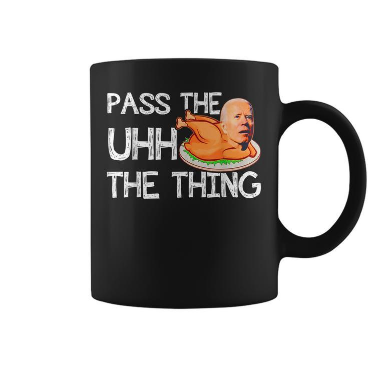 Turkey Biden Pass The Uhh The Thing Funny  V2 Coffee Mug