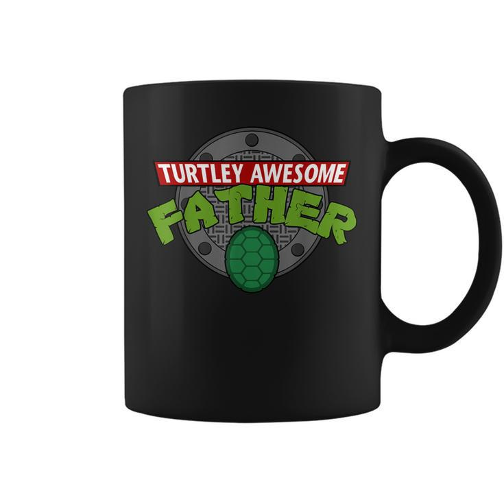 Turtley Awesome Father Awesome Fathers Day Coffee Mug