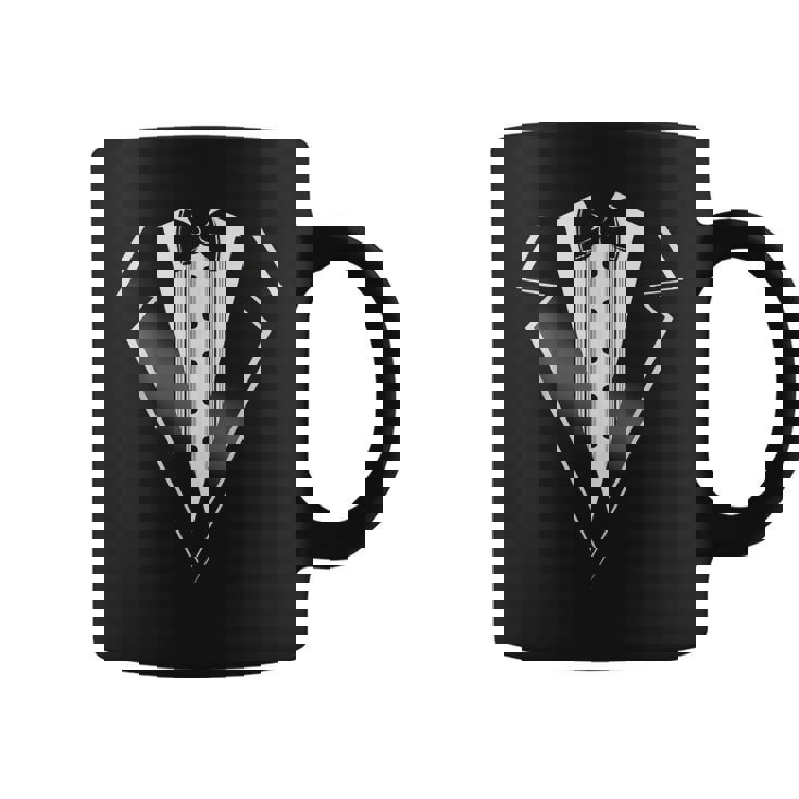 Tuxedo With Bow Tie Cool Funny Costume For Men Women Kids Coffee Mug