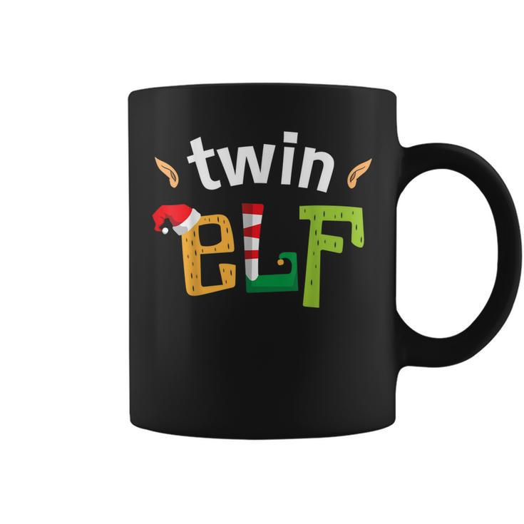 Twin Elf Brother Sister Elves Squad Matching Family Gift Coffee Mug