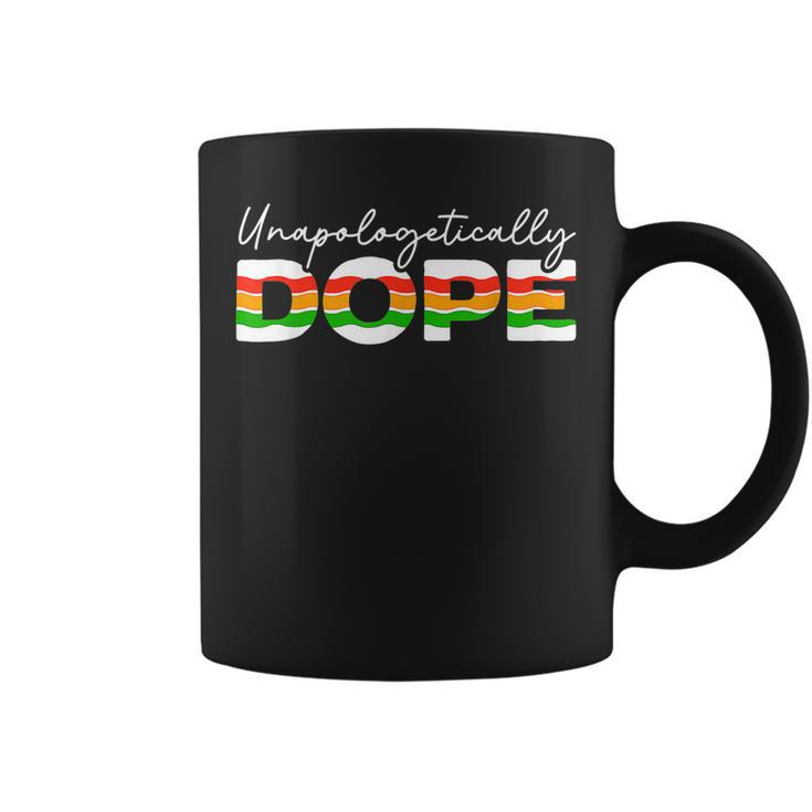 Unapologetically Dope Black History Month Black Pride  V2 Coffee Mug