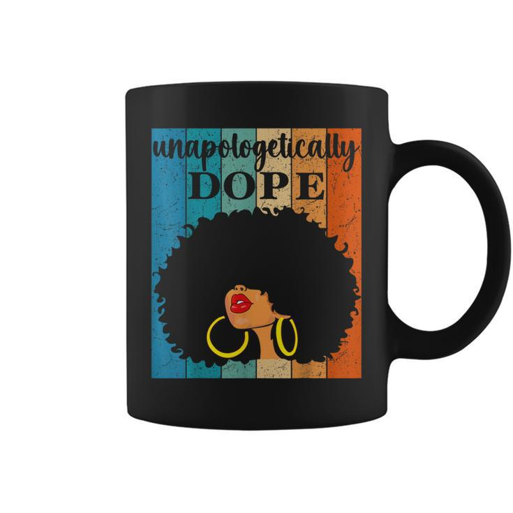 Unapologetically Dope Black History Month Junenth  Coffee Mug