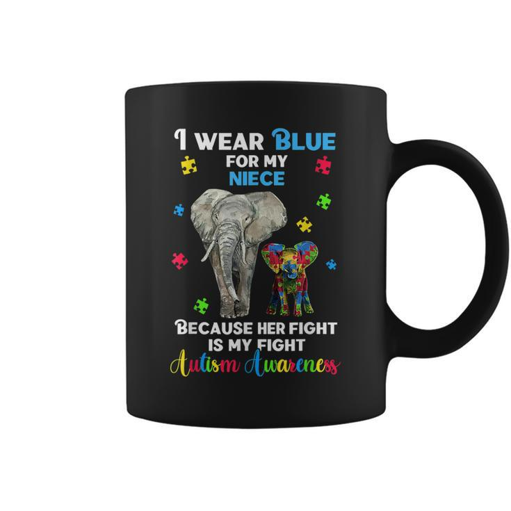 Uncle Aunt Autism Awareness  Autistic Elephant Puzzle  Coffee Mug