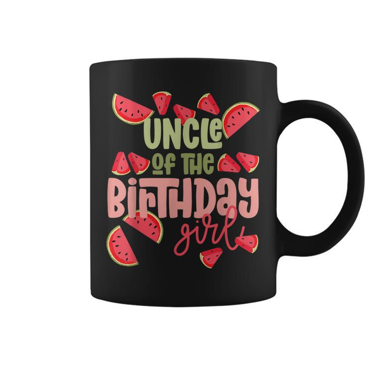 Uncle Birthday One In A Melon Watermelon Birthday Girl Coffee Mug