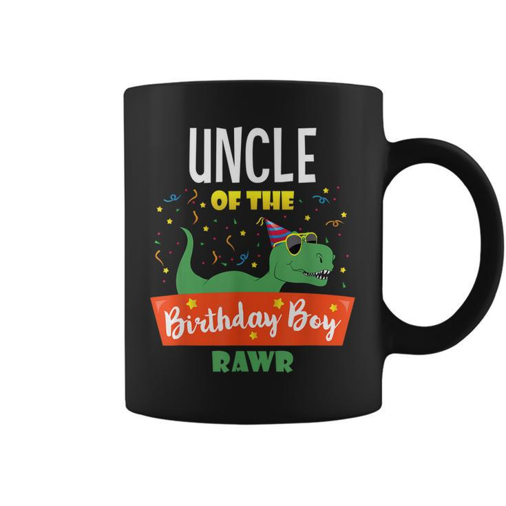 Uncle Dinosaur Hilarious Birthday Boy Uncle Gifts Funny Gift For Mens Coffee Mug