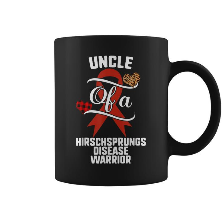 Uncle Hirschsprungs Disease Awareness Leopard Buffalo Plaid Coffee Mug