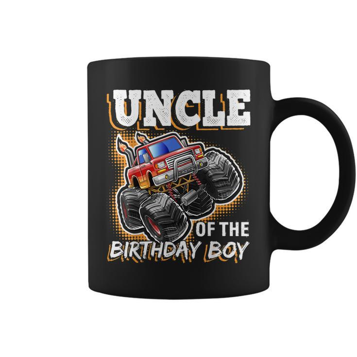 Uncle Of The Birthday Boy Monster Truck Birthday Gift Coffee Mug