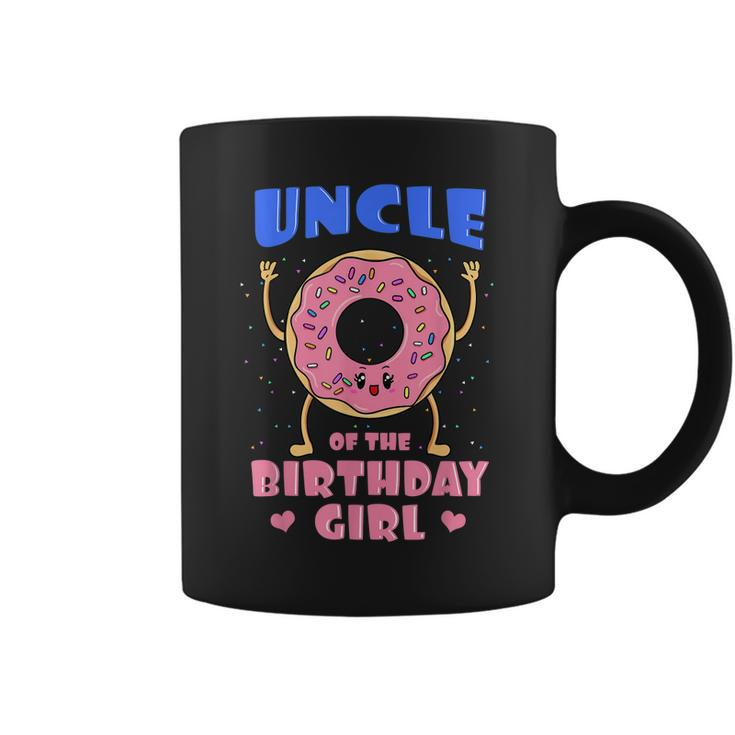 Uncle Of The Birthday Girl Donut Bday Party Tio Granduncle Coffee Mug