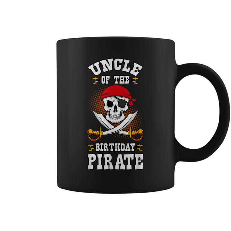 Uncle Of The Birthday Pirate Themed Matching Bday Party Coffee Mug