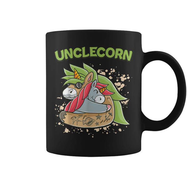 Unclecorn Dadacorn Nephew Nience Uncle Unicorn Fathers Day Coffee Mug