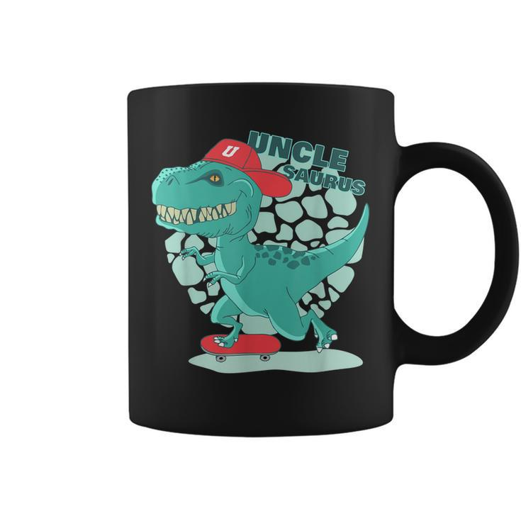 Unclesaurus Rex  Funny Gift For Uncle Coffee Mug