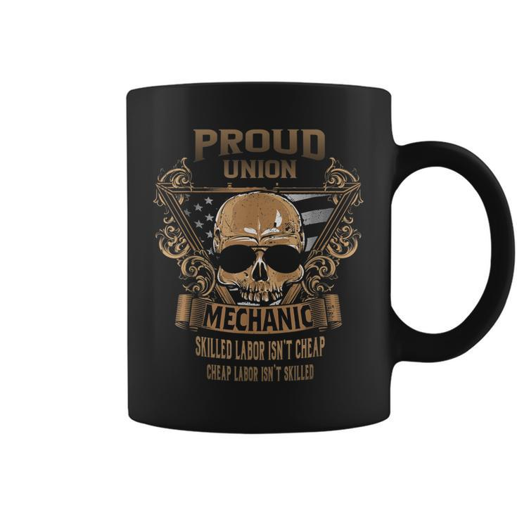Union Mechanic Proud Union Worker Coffee Mug