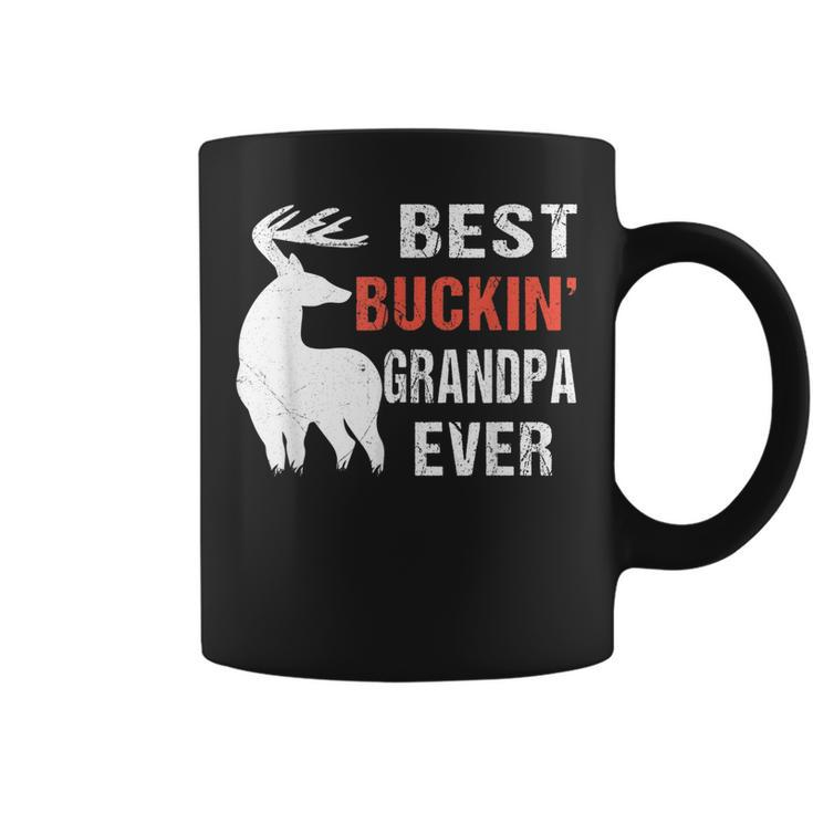 Unique Best Buckin Grandpa Ever  For Dad Fathers Day Coffee Mug