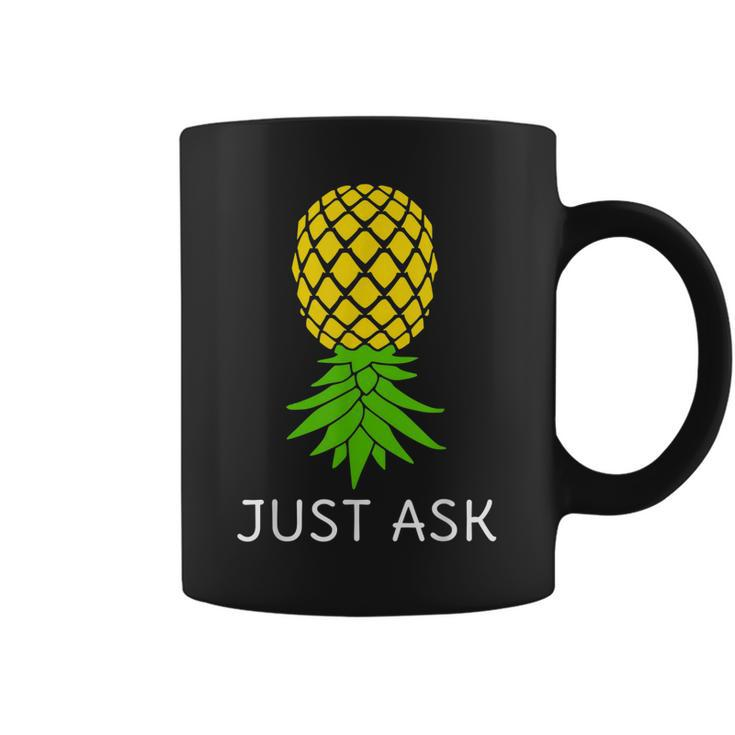 Upside Down Pineapple  Sharing Swinger  Coffee Mug