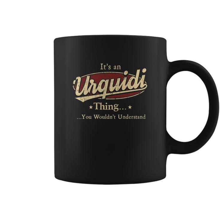 Urquidi Name Urquidi Family Name Crest  Coffee Mug