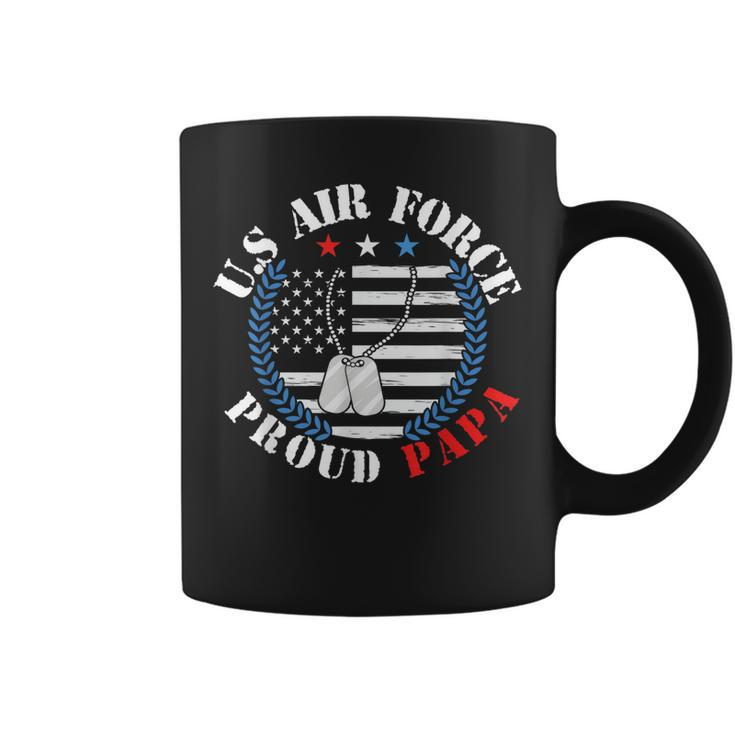 Us Air Force Veteran US Air Force Proud Papa  Coffee Mug