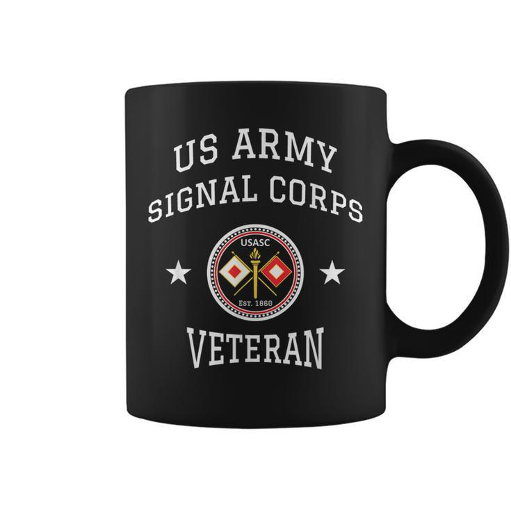 Us Army Veteran Signal Corps Officer Military Retirement  Coffee Mug