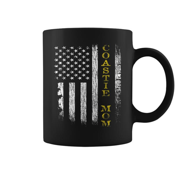 US Coast Guard Uscg Coastie Mom Flag  Coffee Mug