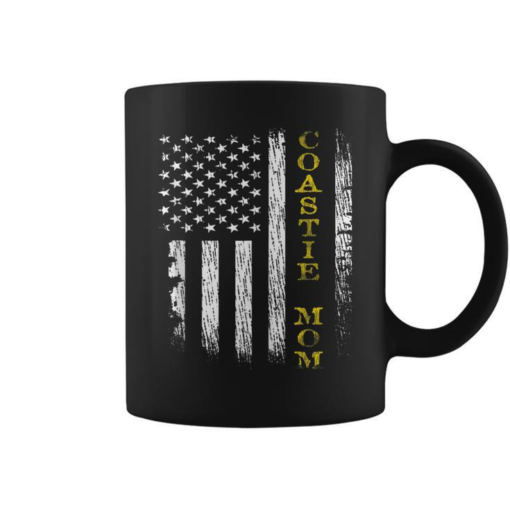 US Coast Guard Uscg Coastie Mom Flag  Coffee Mug