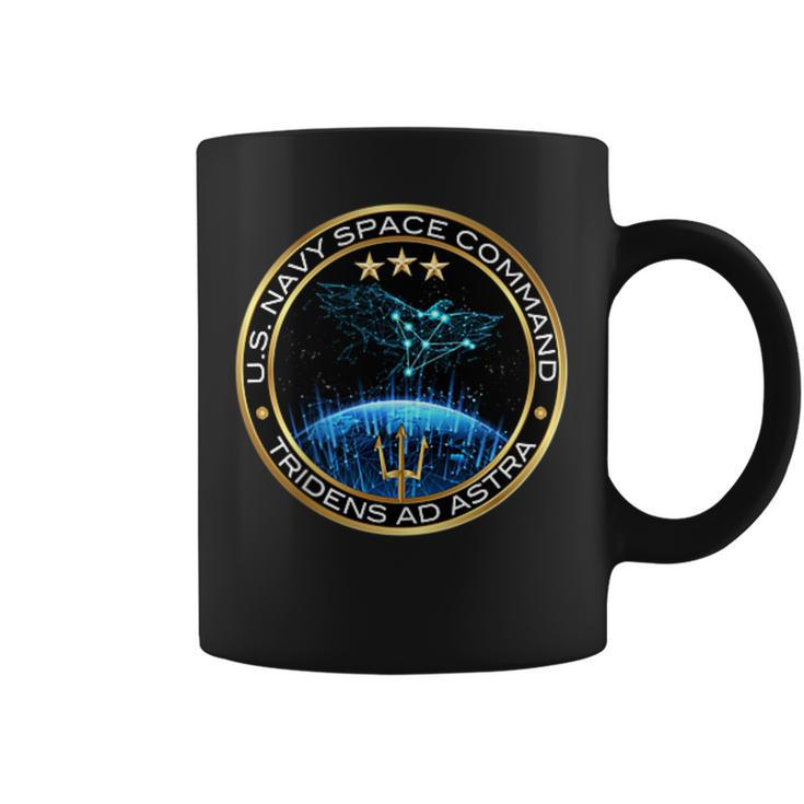 Us Navy Space Command Military Veteran Patch Coffee Mug