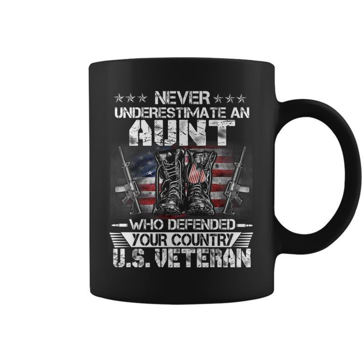 Us Veteran Aunt  Veterans Day Us Patriot Patriotic   Coffee Mug