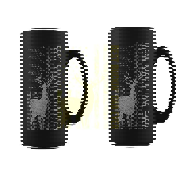 Usa Camo Flag Best Buckin Dad Ever Deer Hunting Fathers Day Coffee Mug