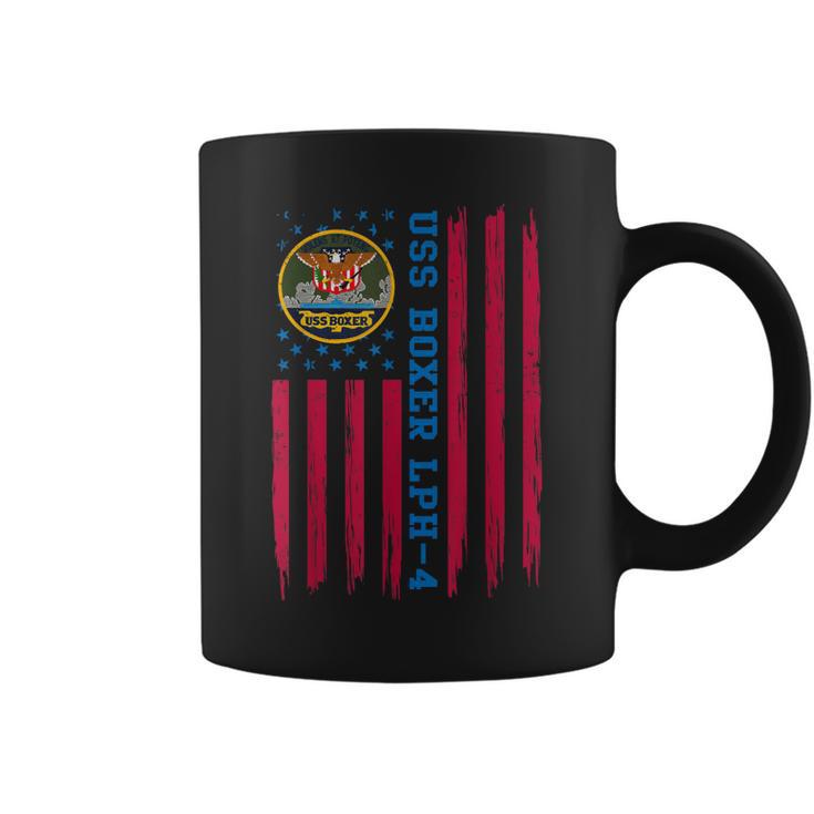 Uss Boxer Lph-4 Amphibious Assault Ship Veteran Christmas  Coffee Mug