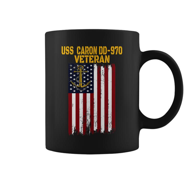 Uss Caron Dd-970 Destroyer Veterans Day Fathers Day Dad Son  Coffee Mug