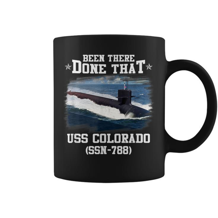Uss Colorado Ssn-788 Submarine Veterans Day Father Day Gift Coffee Mug