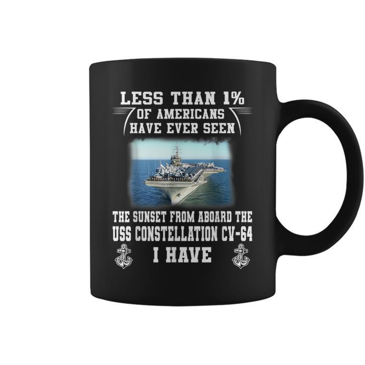 Uss Constellation Cv-64 Aircraft Carrier  Coffee Mug