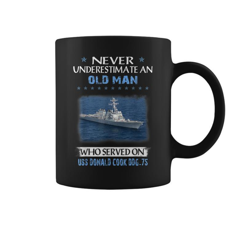 Uss Donald Cook Ddg-75 Destroyer Class Veterans Father Day  Coffee Mug