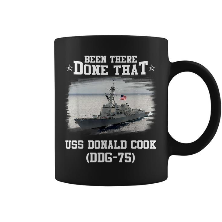 Uss Donald Cook Ddg-75 Veterans Day Father Day Gift Coffee Mug