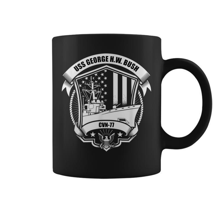 Uss George HW Bush Cvn-77  Coffee Mug