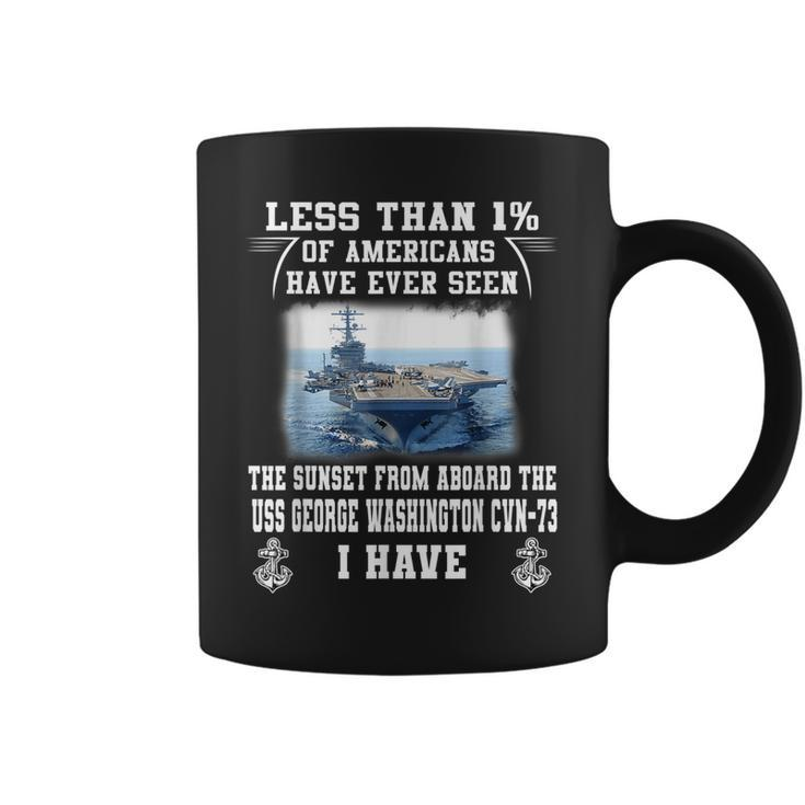 Uss George Washington Cvn-73 Aircraft Carrier  Coffee Mug