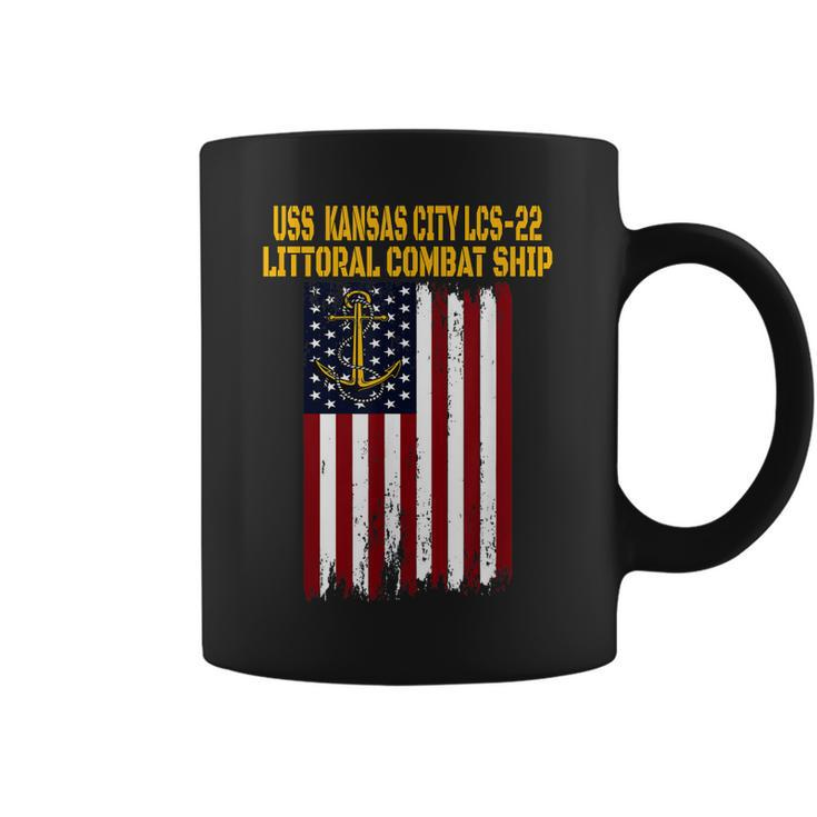 Uss Kansas City Lcs-22 Littoral Combat Ship Veterans Day  Coffee Mug