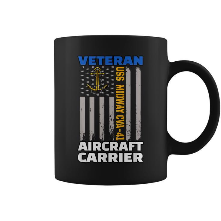Uss Midway Cva-41 Aircraft Carrier Veterans Day Sailors  Coffee Mug