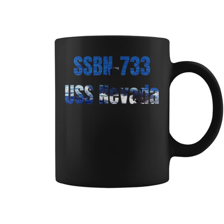 Uss Nevada Ssbn-733 Navy Sailor Veteran Gift  Coffee Mug