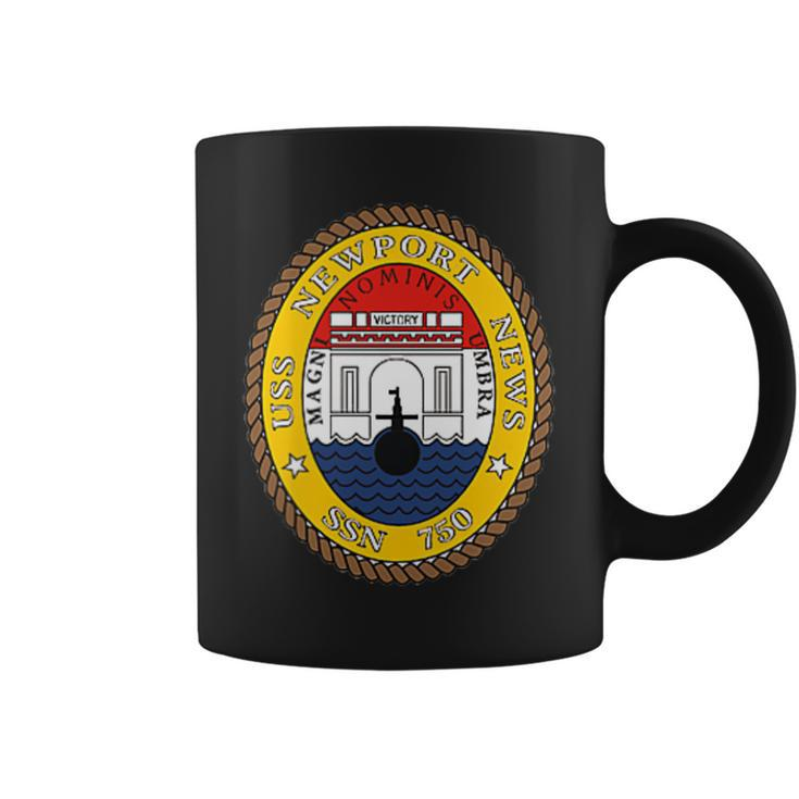 Uss Newport News Ssn-750 Nuclear Attack Submarine Coffee Mug