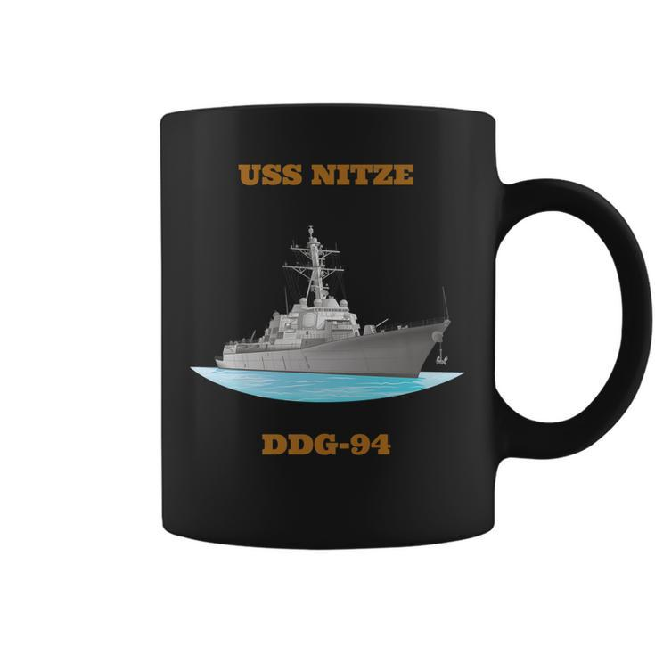 Uss Nitze Ddg-94 Navy Sailor Veteran Gift   Coffee Mug