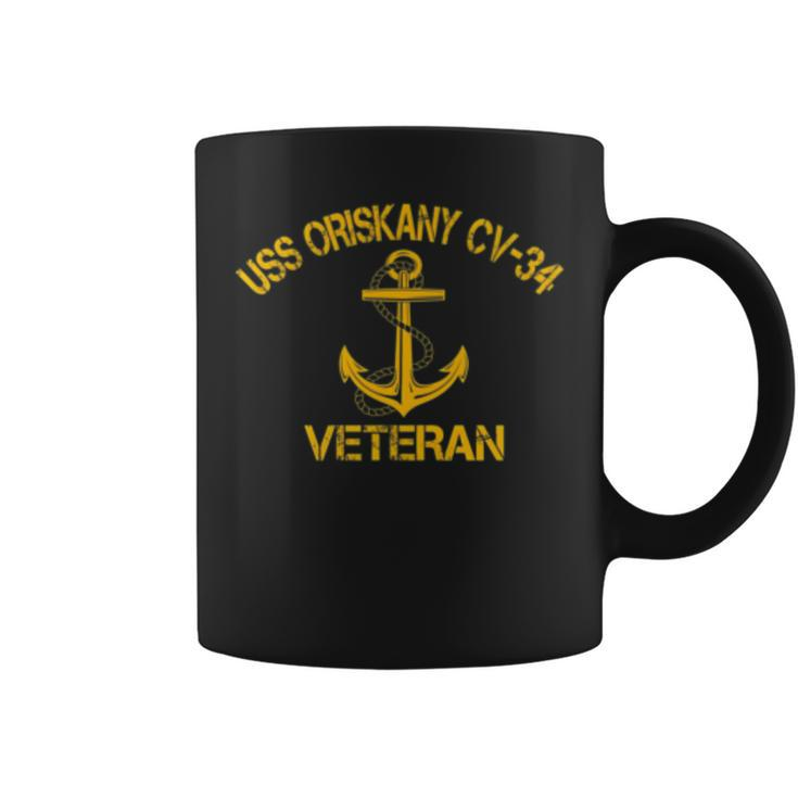 Uss Oriskany Cv-34 Aircraft Carrier Veteran Veterans Day Men   Coffee Mug