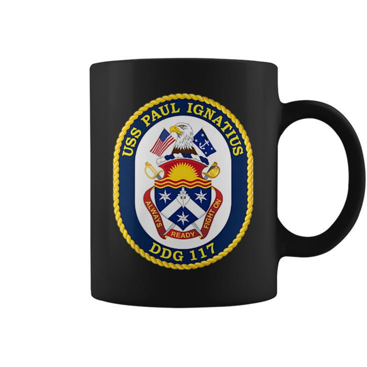 Uss Paul Ignatius Ddg-117 Navy Destroyer Military Patch  Coffee Mug