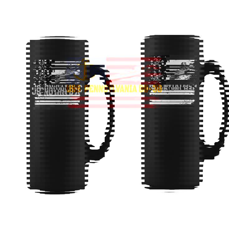 Uss Pennsylvania Bb-38 Ww2 Battleship Warship Veteran Father  Coffee Mug