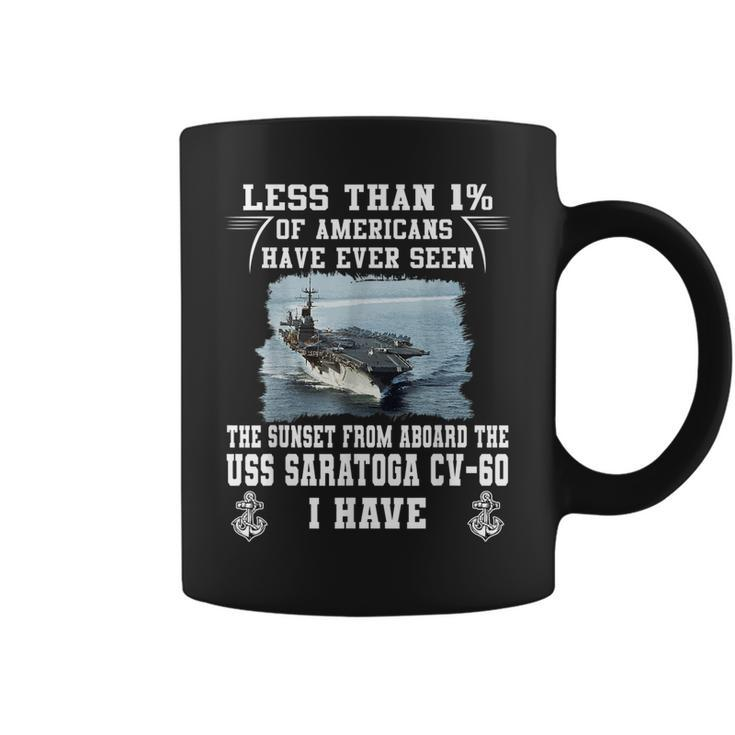 Uss Saratoga Cv-60 Aircraft Carrier  Coffee Mug